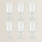 Tumbler - Set di 6 Bicchieri in Cristallo 24% PB
