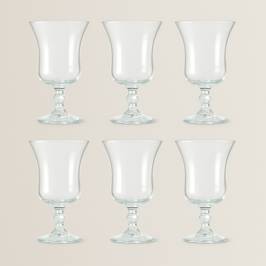 Tumbler - Set di 6 Bicchieri in Cristallo 24% PB