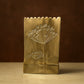 Vaso AD Creation in porcellana bianca con soffione oro – design elegante Made in Italy
