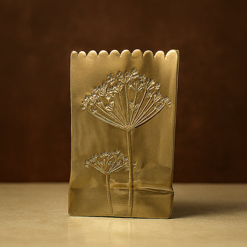 Ad Creation Vaso Oro Soffione Led H 22 Cm