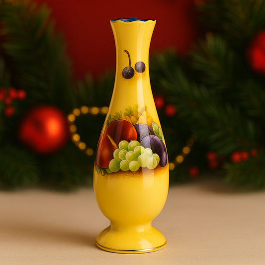 Vaso Orchard Gold H 15 cm Aynsley – Fine Bone China decorata Made in England