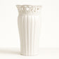 Vaso in ceramica bianco Arte di Nacchi 33×18 cm per decorazione