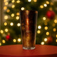 Vaso in vetro bronzo H 30x14 cm Cive elegante decorazione artigianale