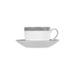 Vera Wang By Wedgwood Vera Lace Platinum - 4pcs - Piatto Frutta & Accent e Tazza Caffè The