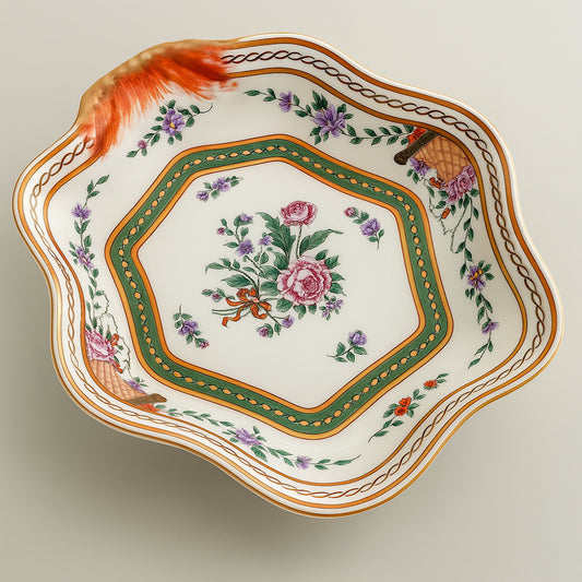 Vidal – Svuotatasche in Porcellana Fine 20 cm Dipinto a Mano – Made in Portugal
