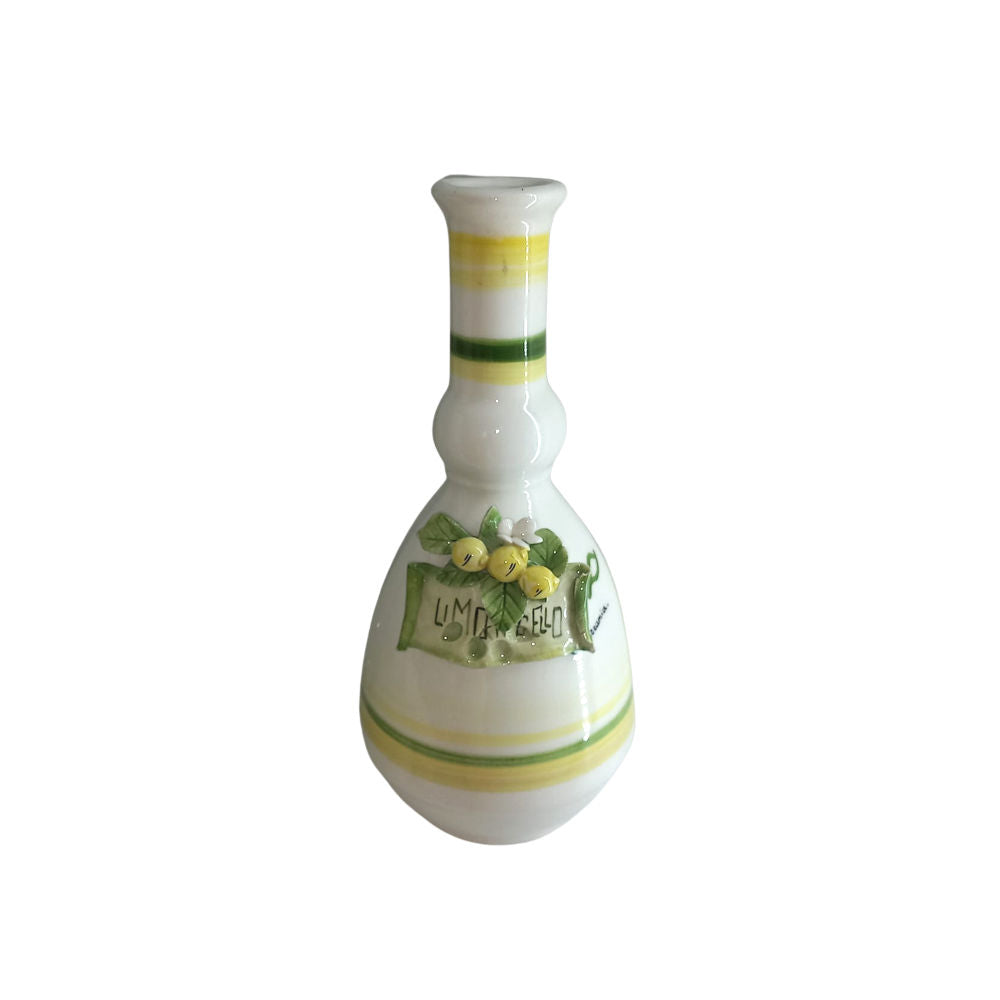 Vietri Bottiglia Porta Limoncello In Ceramica Terramia Vietrese H22x11