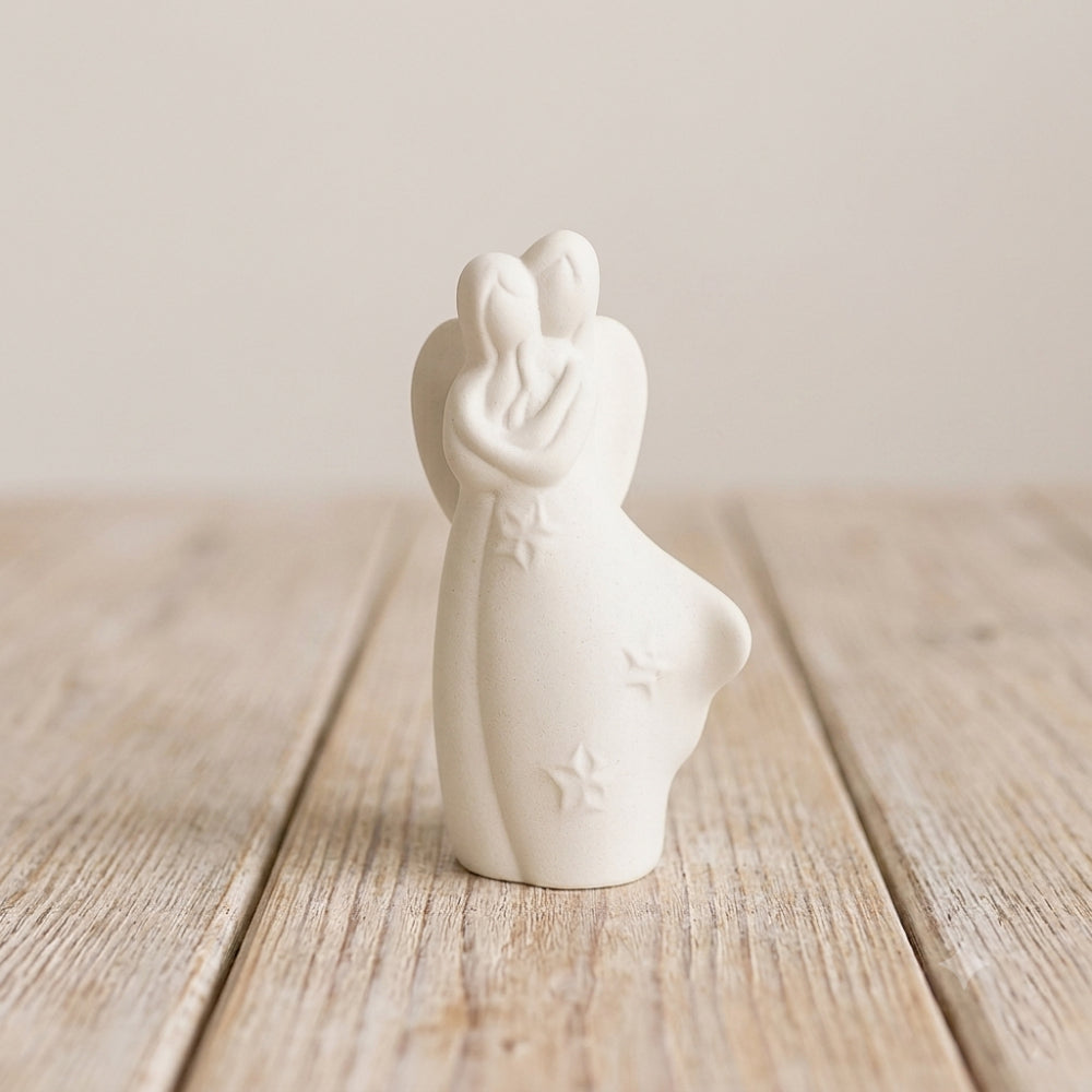 Wald Statua Angeli Abbraccio H18 Ceramica Kergres