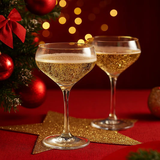 Zafferano - Coppa Cocktail Vetro Perlage Trasparente Set 6 PezziZafferano - Coppa Cocktail Vetro Perlage Trasparente Set 6 Pezzi