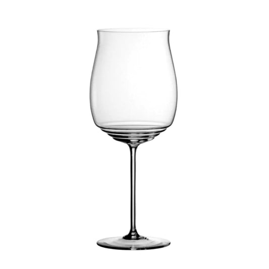 Zafferano set 2 calici vetro sonoro fatti a mano 115 cl H 28 cm
