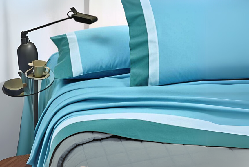 Completo letto Marilyn percalle con balza | Made in Italy