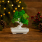 Sharon Bonsai Kokeshi Bianco in Porcellana Dipinta 12 cm
