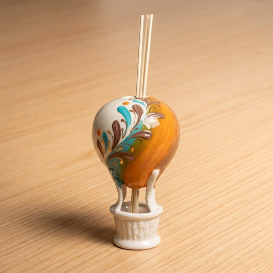 Mongolfiera Diffusore Aromi Sharon Ceramica H15x9 cm Miriam