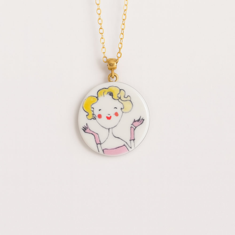 Manitas de Plata – Marilyn Monroe Porcelain Necklace 