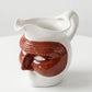 Ser Brocca Pulcinella Porcellana Capodimonte 15x18x12 cm