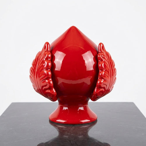 Sharon Pumo Portafortuna Ceramica Rosso H12 cm