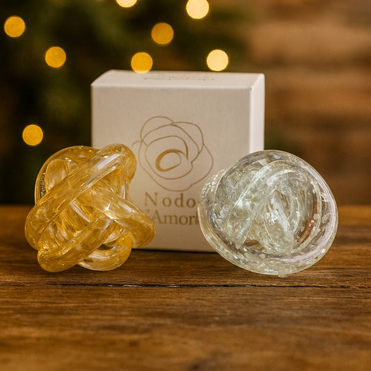 Cuorematto – Nodo d’Amore Vetro Ø 7 cm D6885