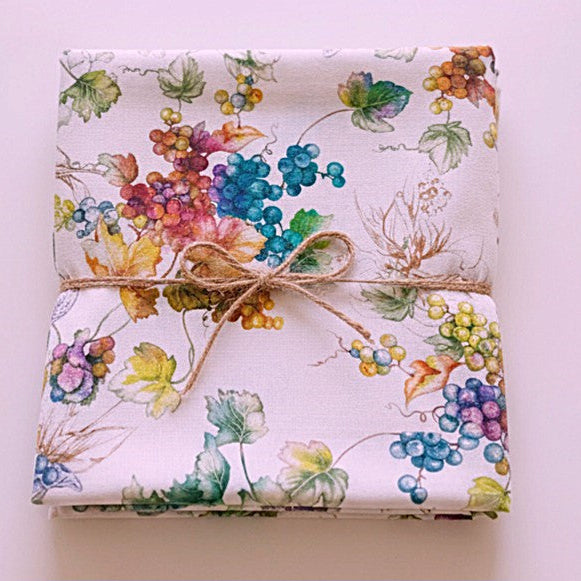 Tovaglia in Puro Lino con Stampa Digitale Floreale | 150x190 / 150x250 cm | Disponibile Su Misura