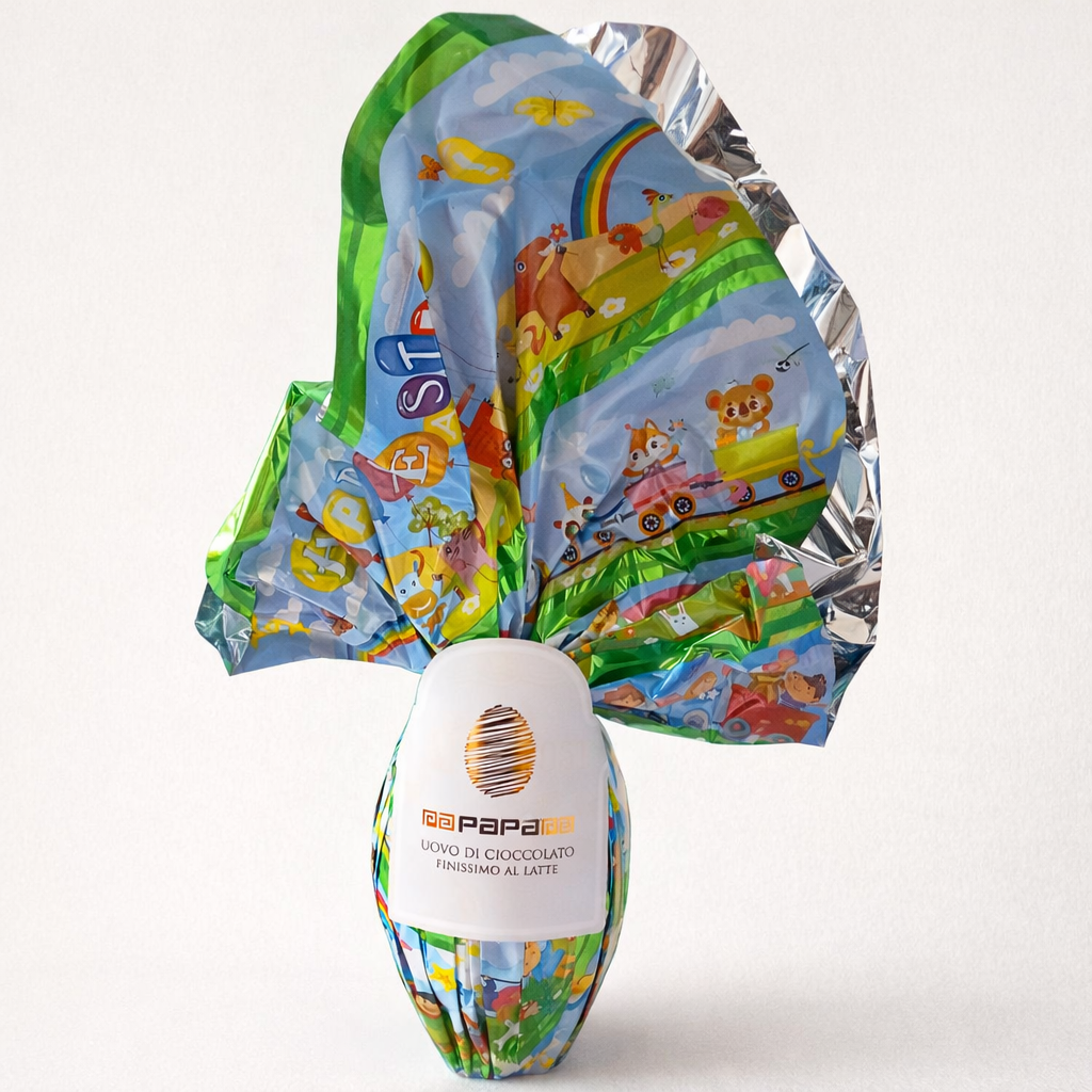 uovo di cioccolato al latte 300 g senza glutine pasqua