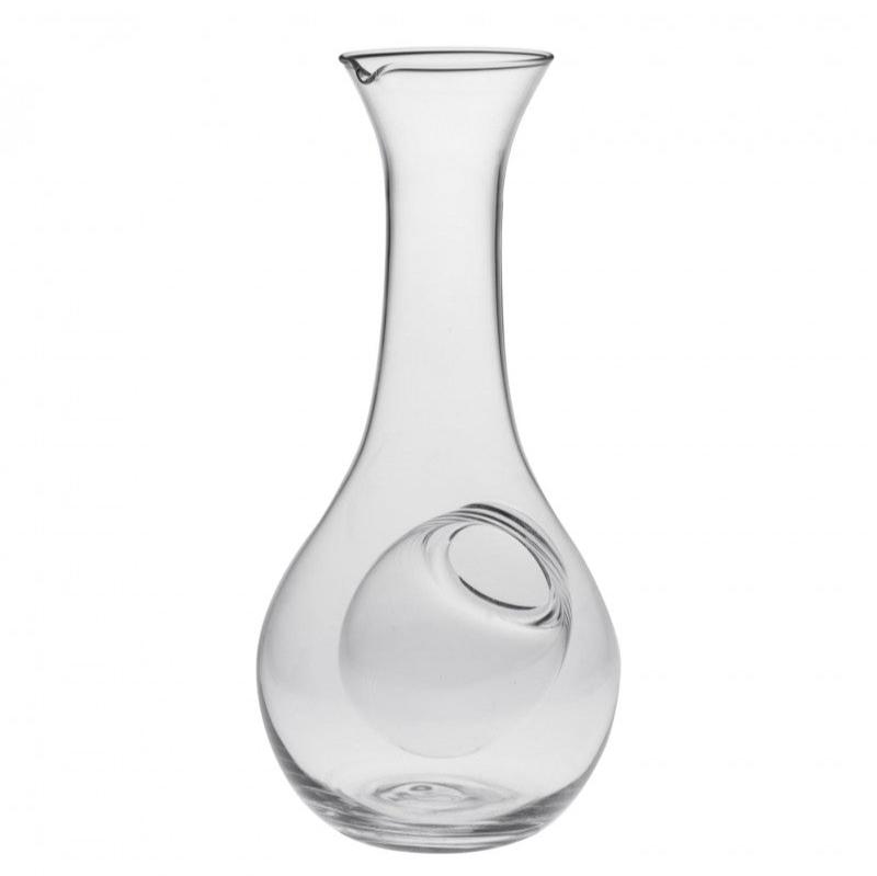 Brandani Decanter Bolla Vetro Con Scomparto Ghiaccio H.22Brandani Decanter Bolla Vetro Con Scomparto Ghiaccio H.22