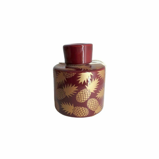 Dea Capodimonte Diffusore D Ambiente Bottiglia Aroma 10x8 Cm Ananas Bordeaux