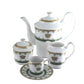 Atelier Sarti 14pz Porcellana Tazzine Caffe Tazze Decoro Diplomat Oro Tazze Da