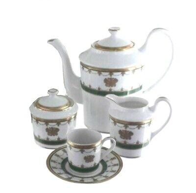 Atelier Sarti 14pz Porcellana Tazzine Caffe Tazze Decoro Diplomat Oro Tazze Da