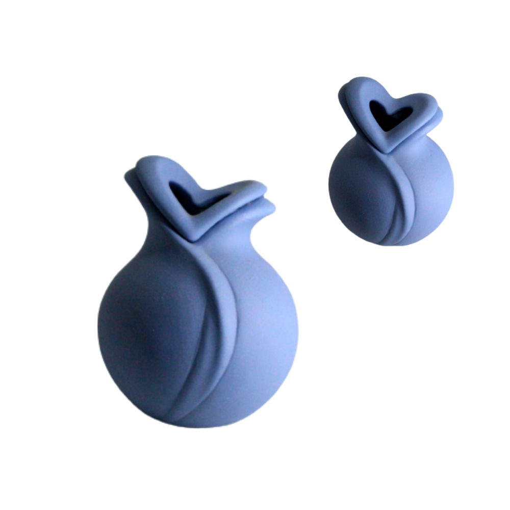 Weds Vaso Diffusore Porcellana e Biscuit decoro Cuori Made In Italy Moderno