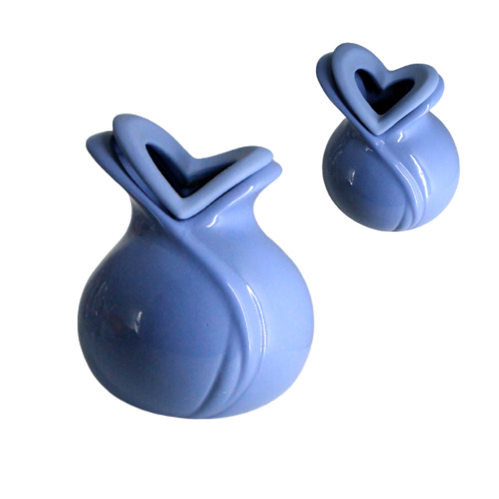 Weds Vaso Diffusore Porcellana e Biscuit decoro Cuori Made In Italy Moderno